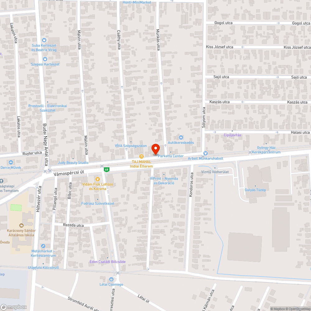 Saxo bejelentés helye