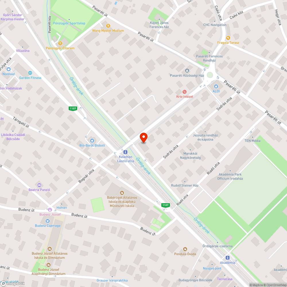 Szemetes buszmegálló bejelentés helye