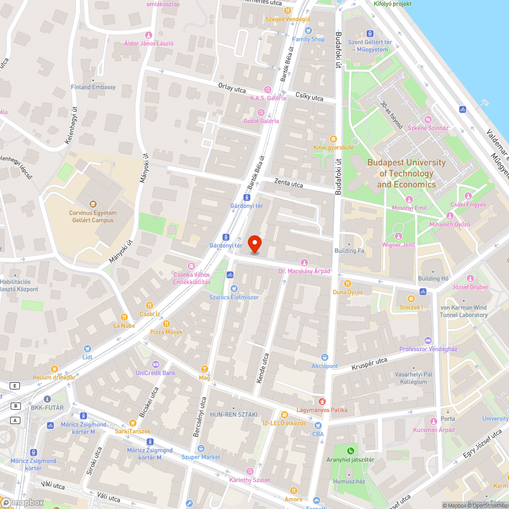 Veszélyes gödör bejelentés helye