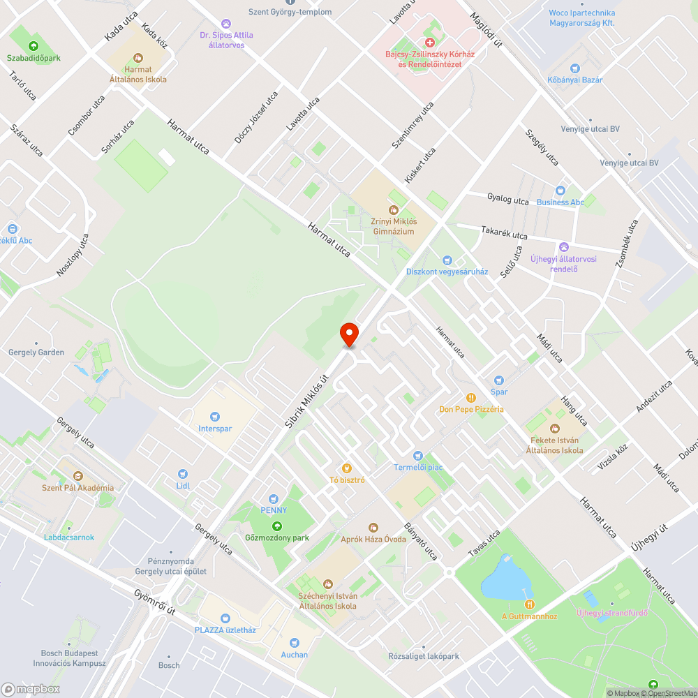 Leesett szekrényajtó bejelentés helye