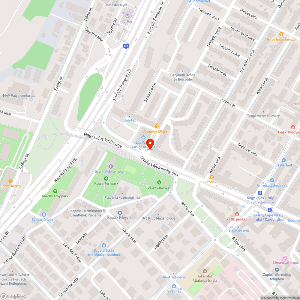 Hiányzó fényterelők bejelentés helye