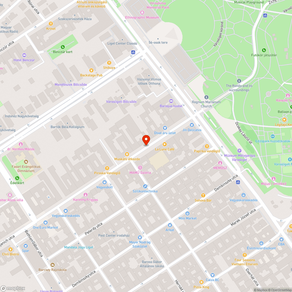 Szemét a zöldsávban bejelentés helye