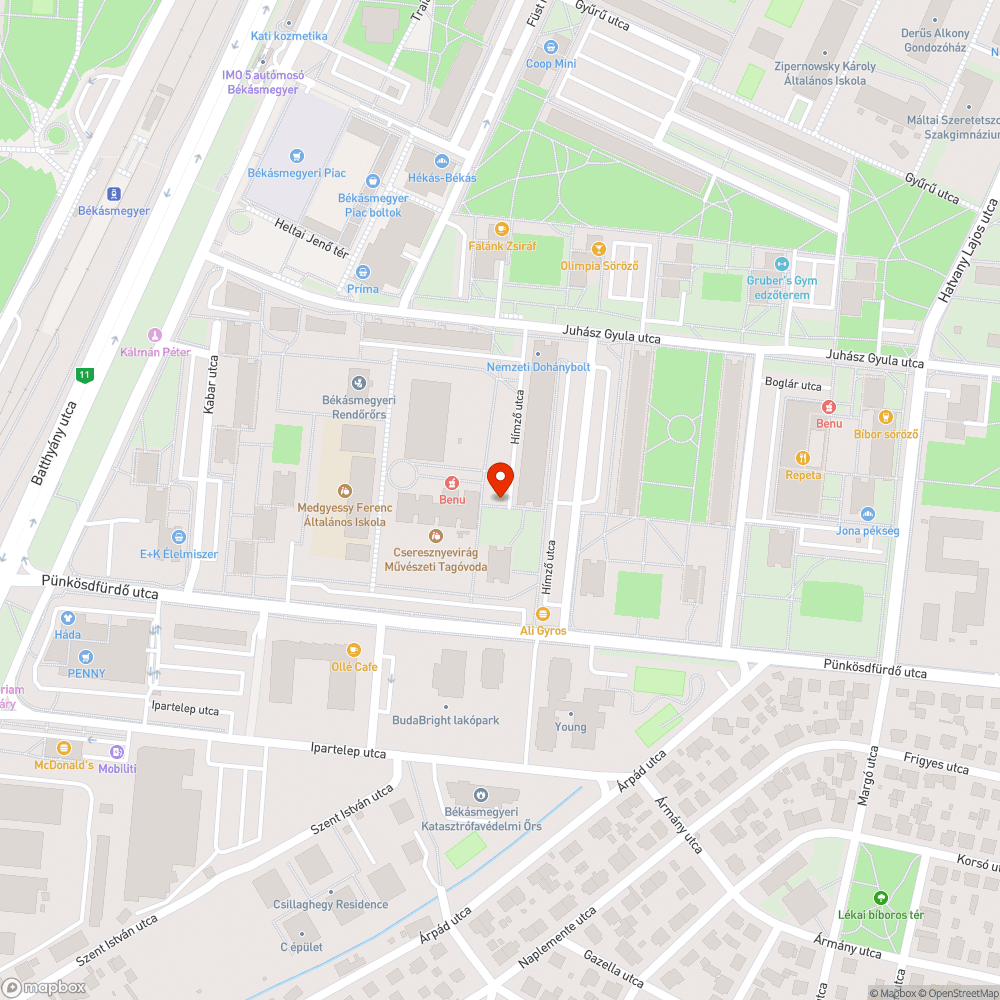 Leparkolt zöldterület bejelentés helye