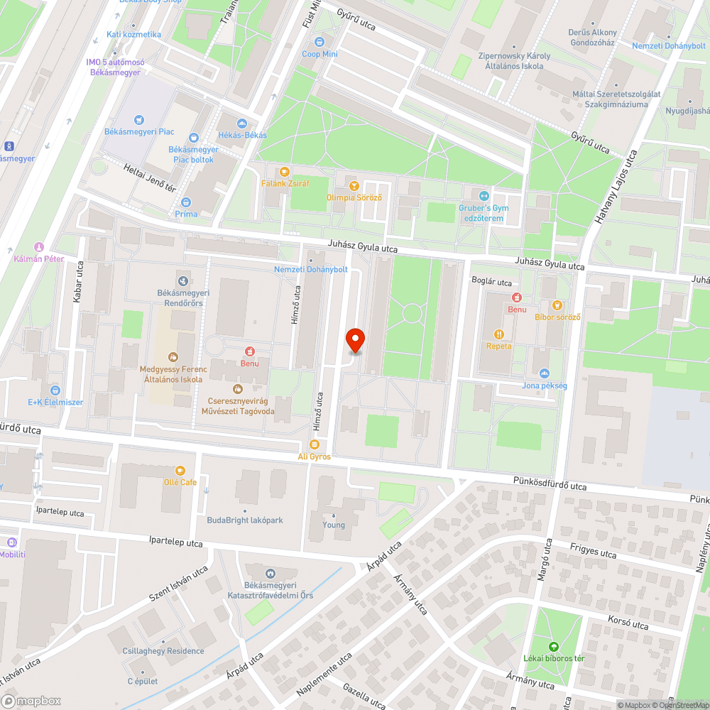 Szétesett fekvőrendőrök bejelentés helye