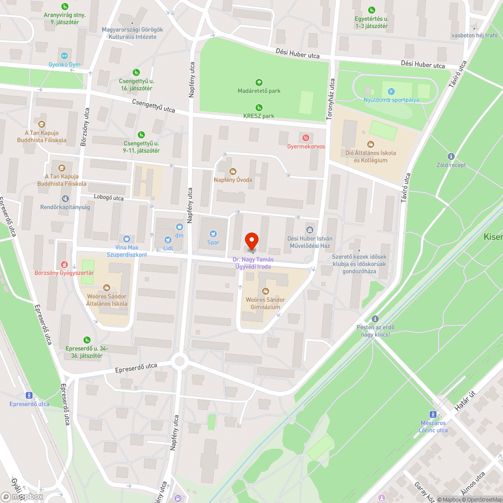 Útszegélykő és betonburkoló elemek hiánya bejelentés helye