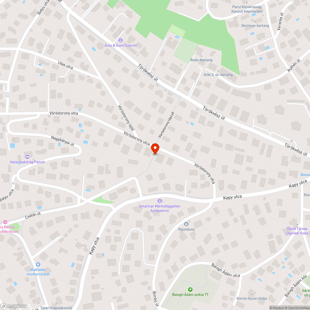 Korlát bejelentés helye