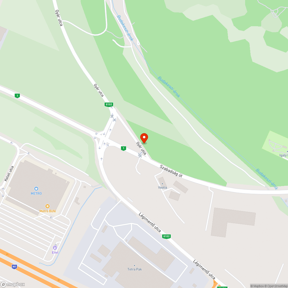 Csúszós fehér aszfalt bejelentés helye