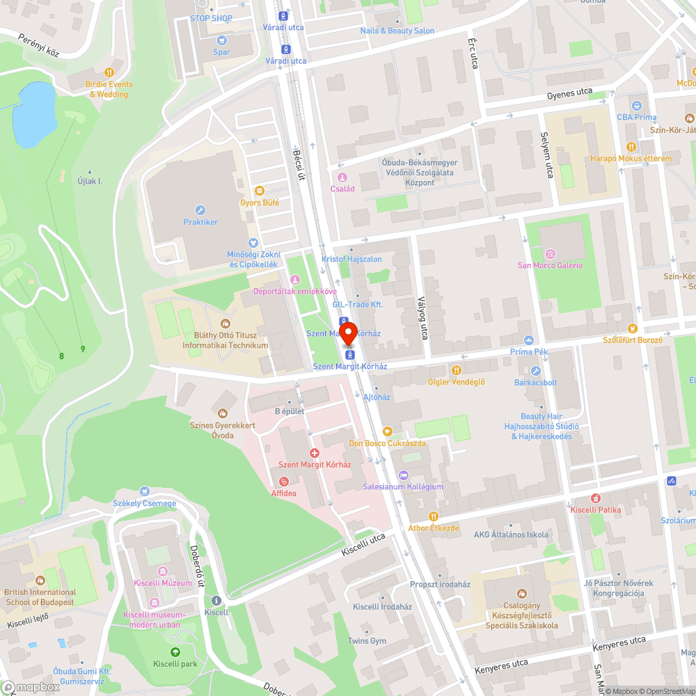 Koszos utasvárók bejelentés helye