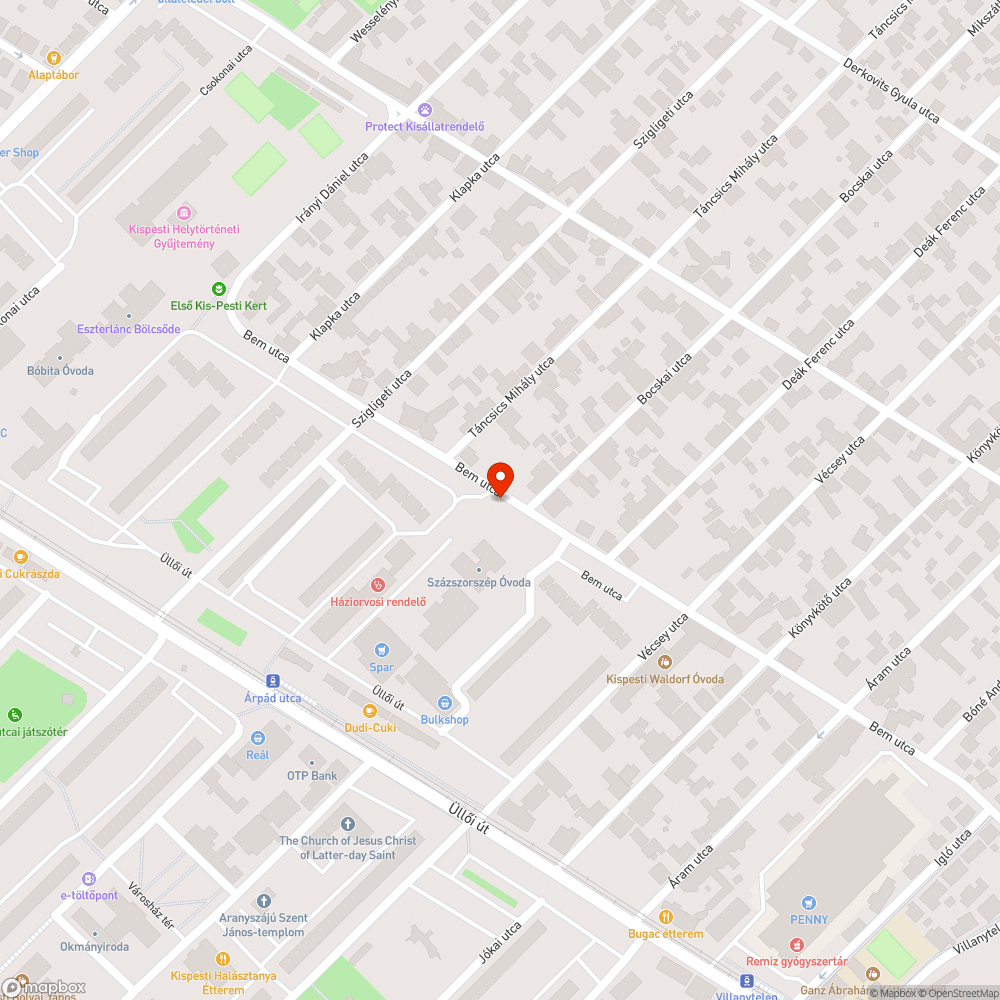 Elhagyatva 2. bejelentés helye