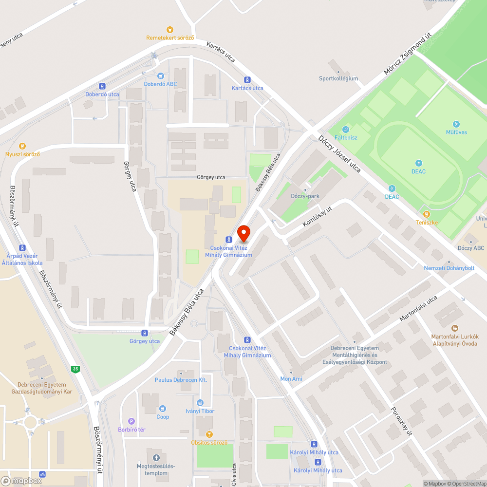 Eldugult csatornák bejelentés helye