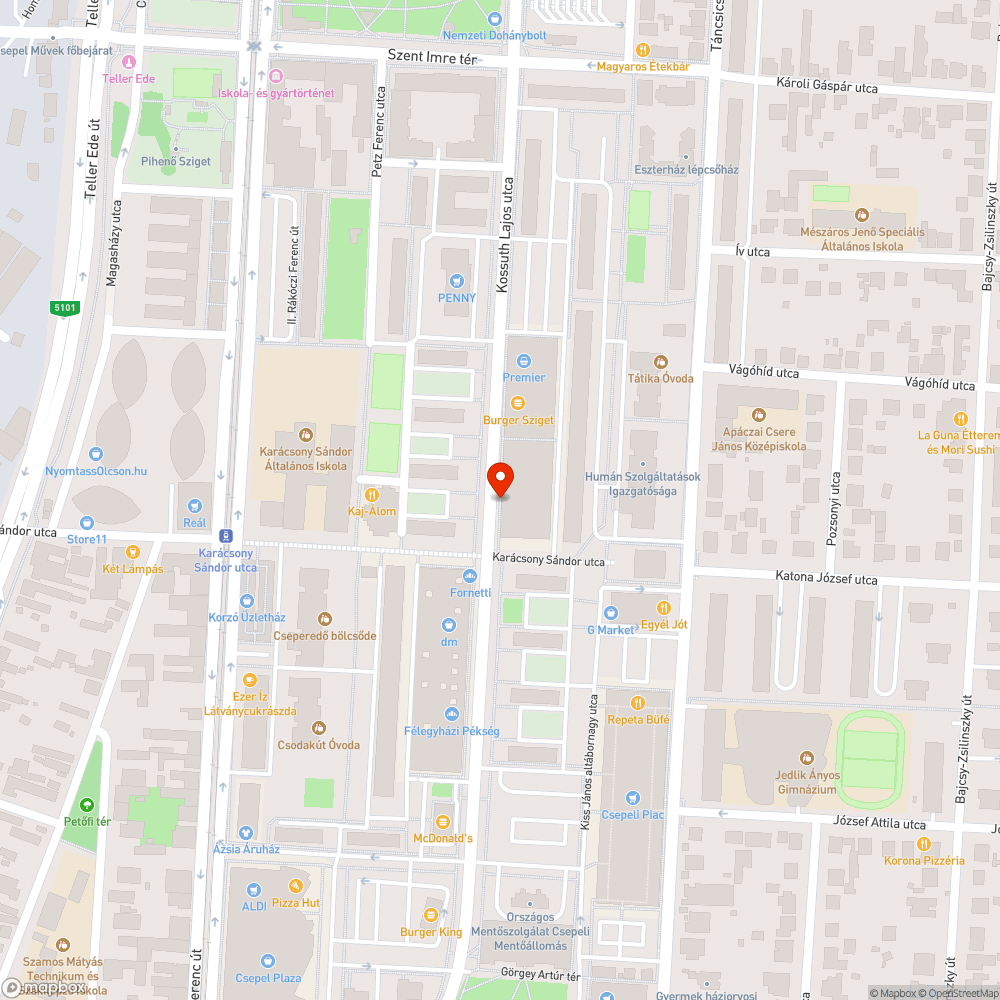 Lyukakkal teli fedlap bejelentés helye