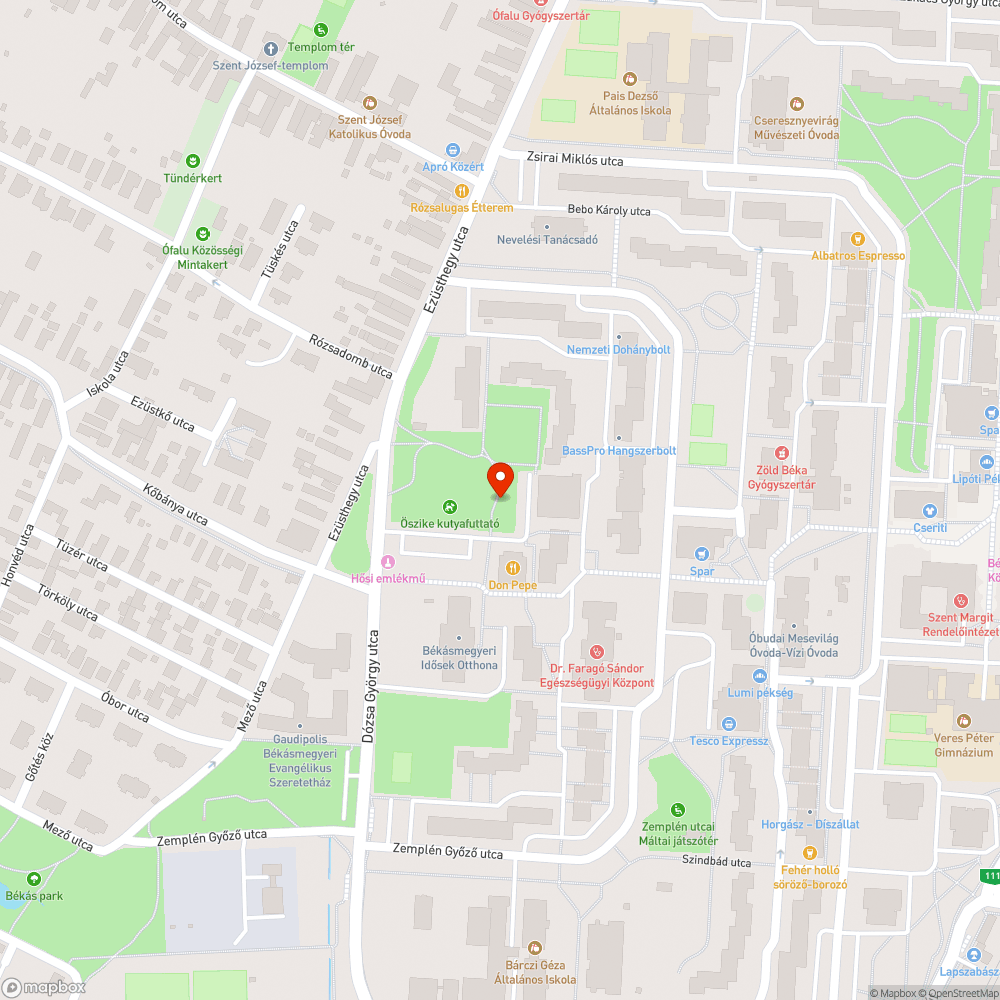 Lepukkant edzőpark bejelentés helye