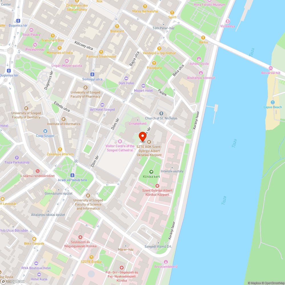 Aszfalthiba és szétporladt szegélykövek - Dóm tér bejelentés helye