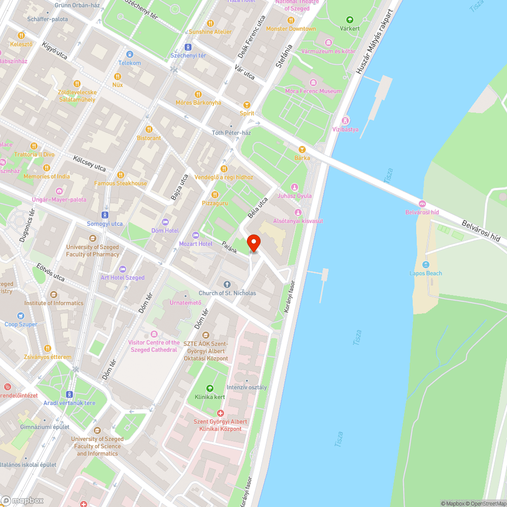 Megdőlt tábla - Tömörkény utca 8. bejelentés helye