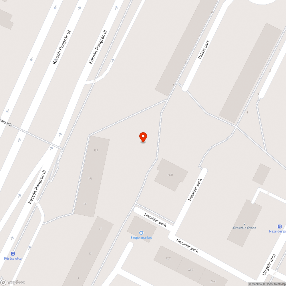 Rossz állapotú pihenő bejelentés helye