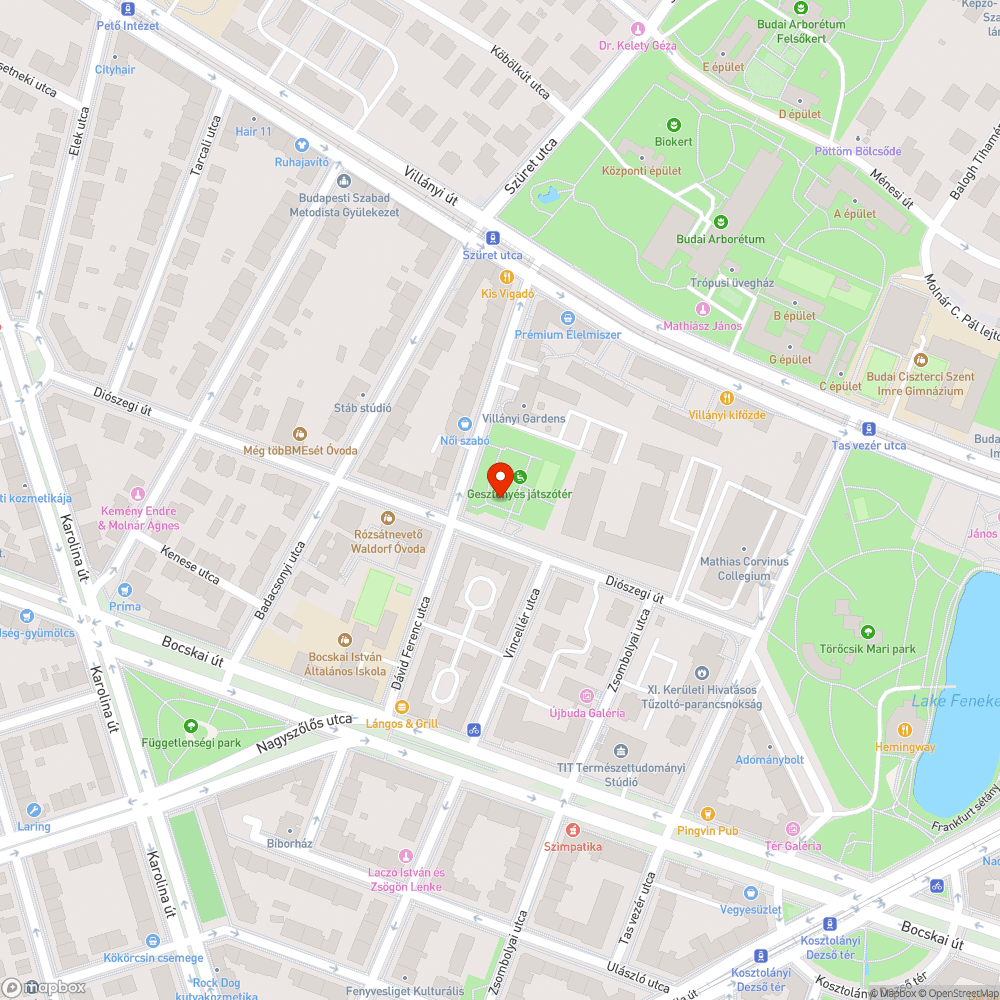 Gesztenyés játszótér kapuja és graffiti bejelentés helye