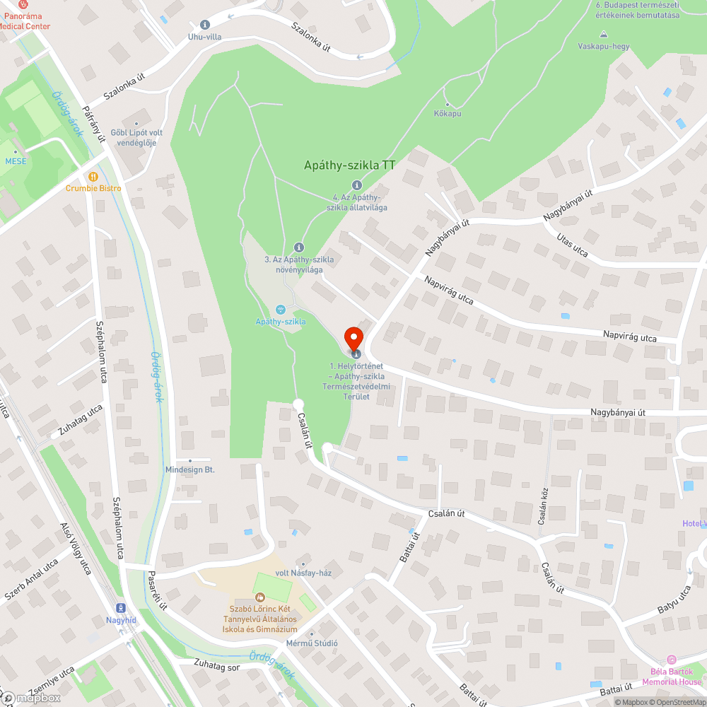 Szemetes bejelentés helye