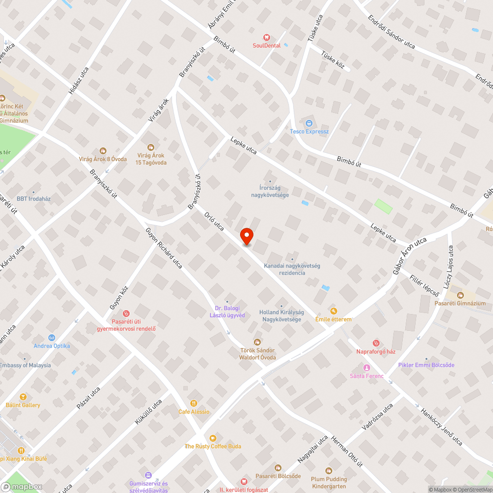 Rendszám nélkül álló tárolt jármű bejelentés helye