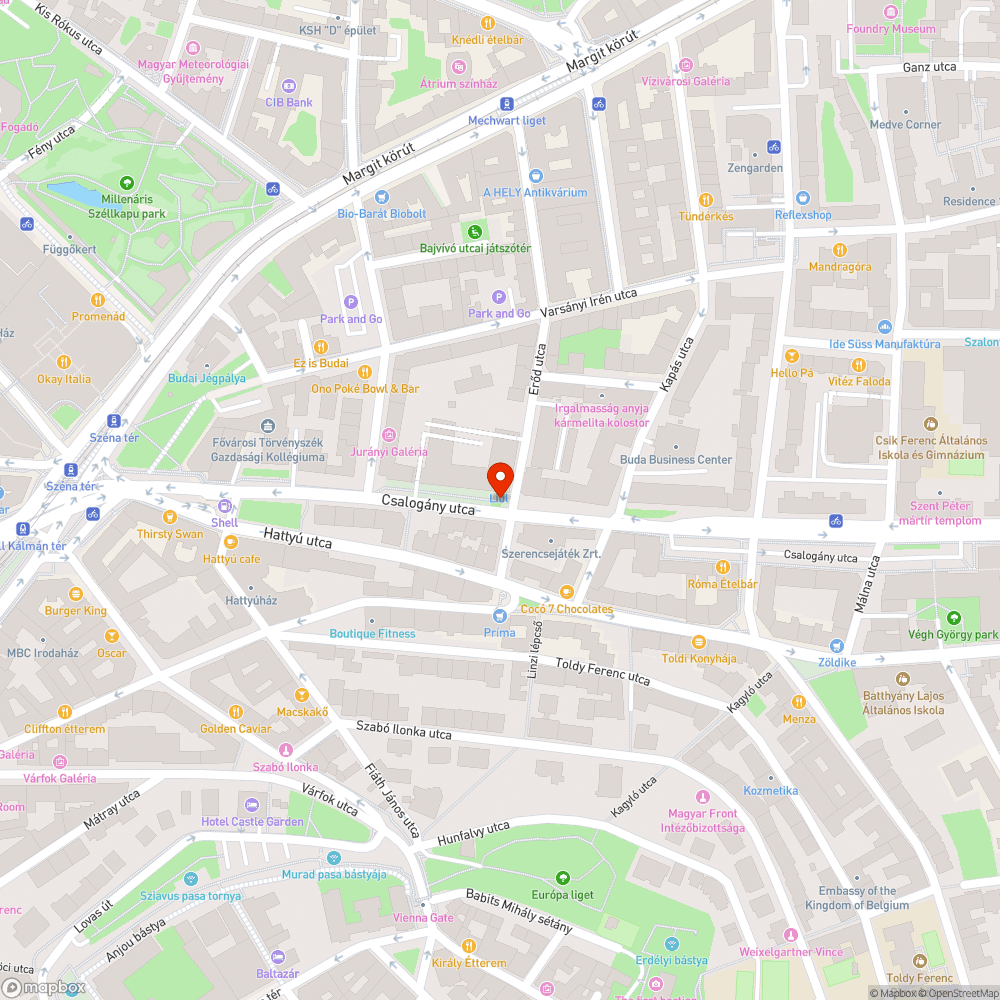 Hiányzó kerékpártárolók bejelentés helye