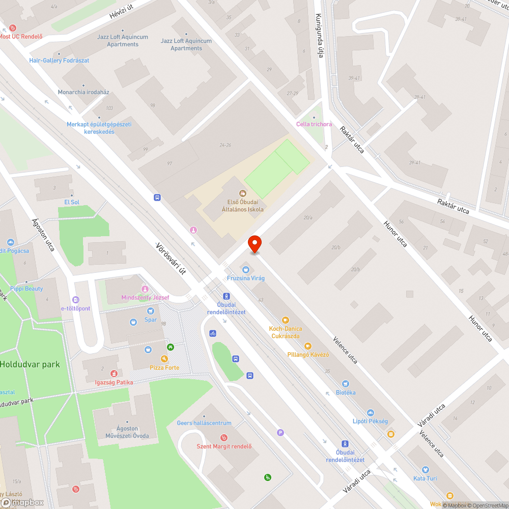 Szemétkupac a virágárus mögött bejelentés helye