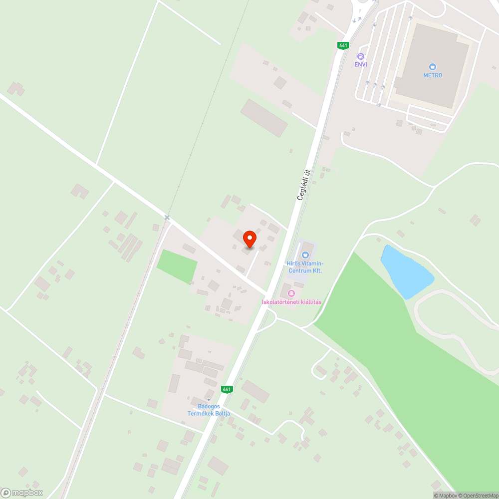 Illegális szemétlerakó hely a Ceglédi úton bejelentés helye