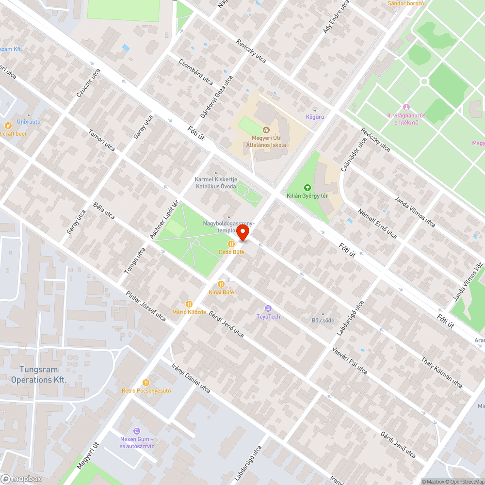 megsüllyedt fedél bejelentés helye