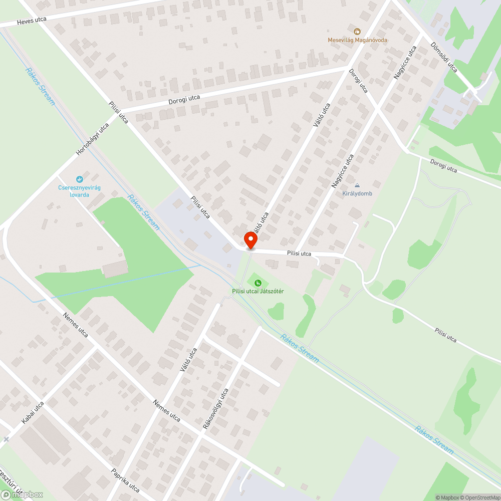 Megdőlt utcatábla tartóoszlop bejelentés helye