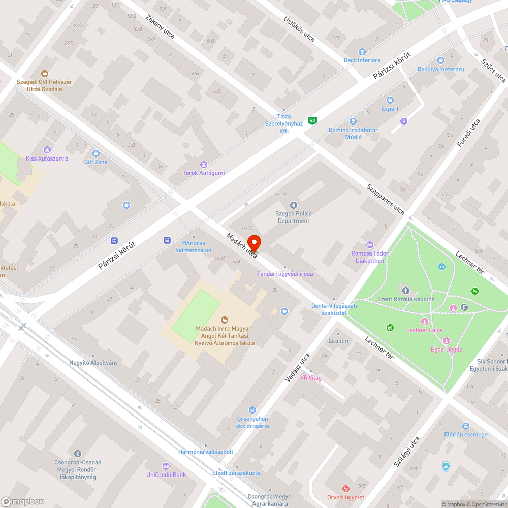 Felesleges oszlop - Madách utca 22. bejelentés helye