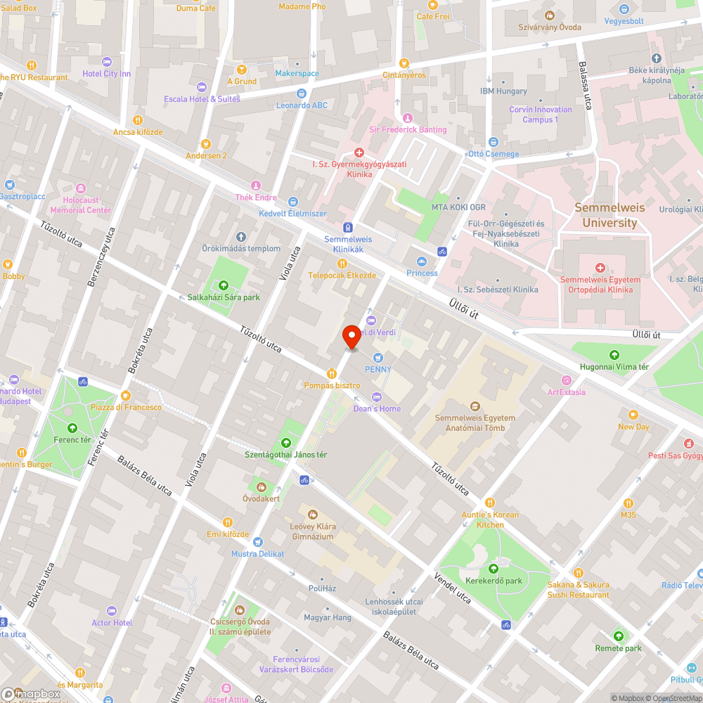 Akadály a járdán és a parkoló helyen bejelentés helye