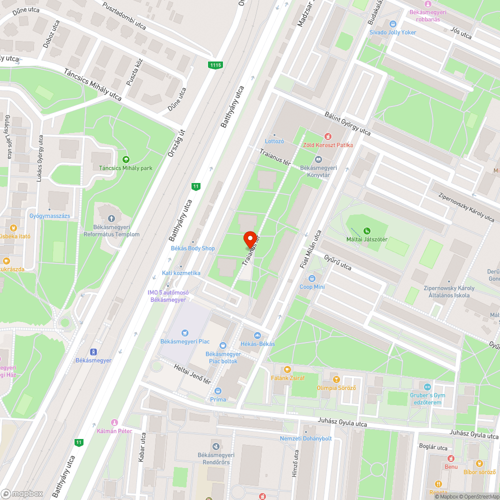 Használhatatlan szemetes bejelentés helye