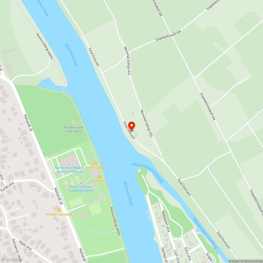 Több kilométernyi szemét a Kis-Duna partján, a Felső Duna Parton bejelentés helye