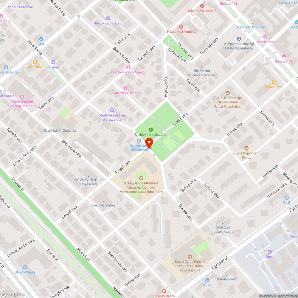 Sérült lámpasapka bejelentés helye