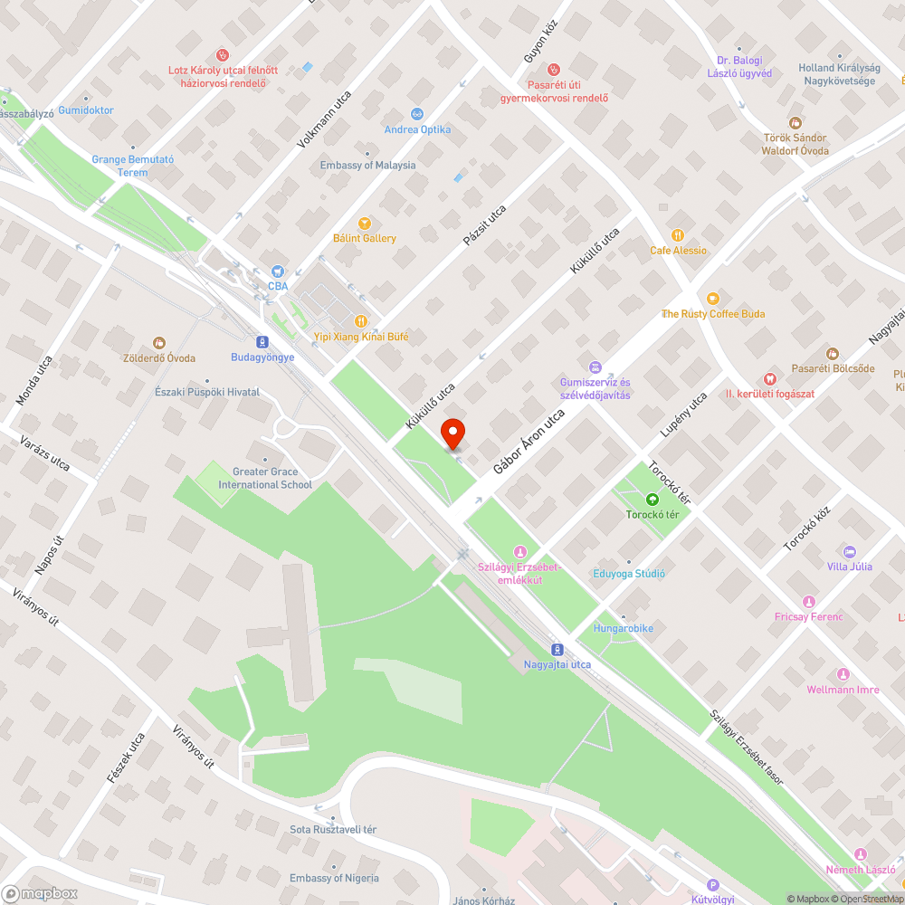 Aknamező bejelentés helye