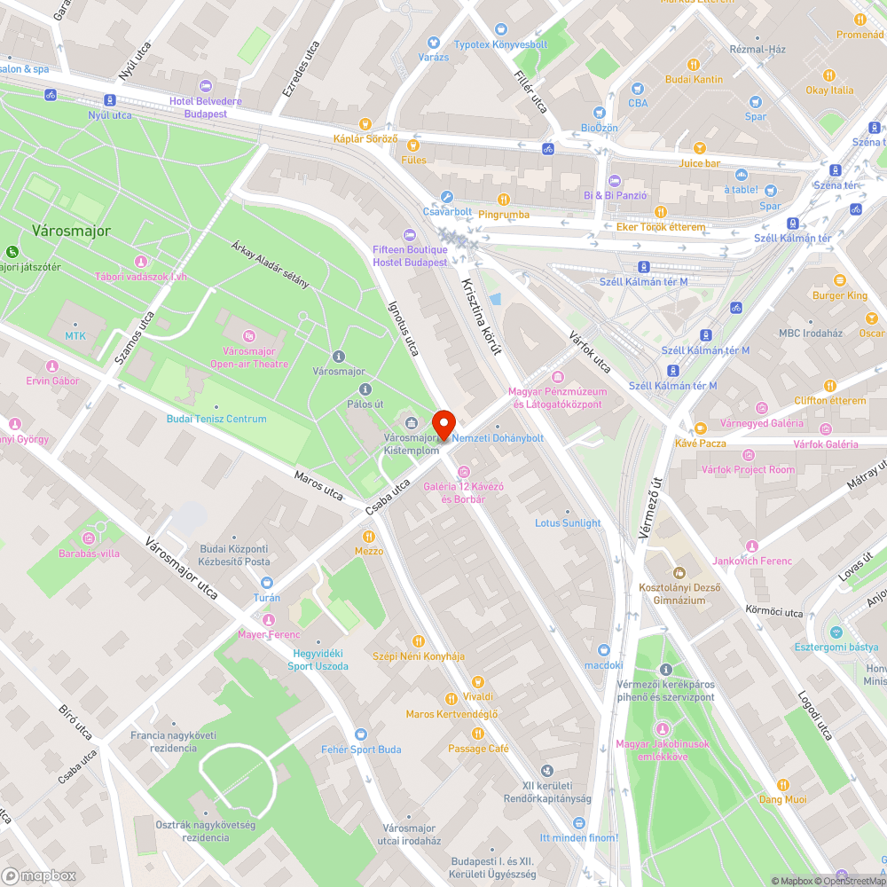 Koszos tábla bejelentés helye