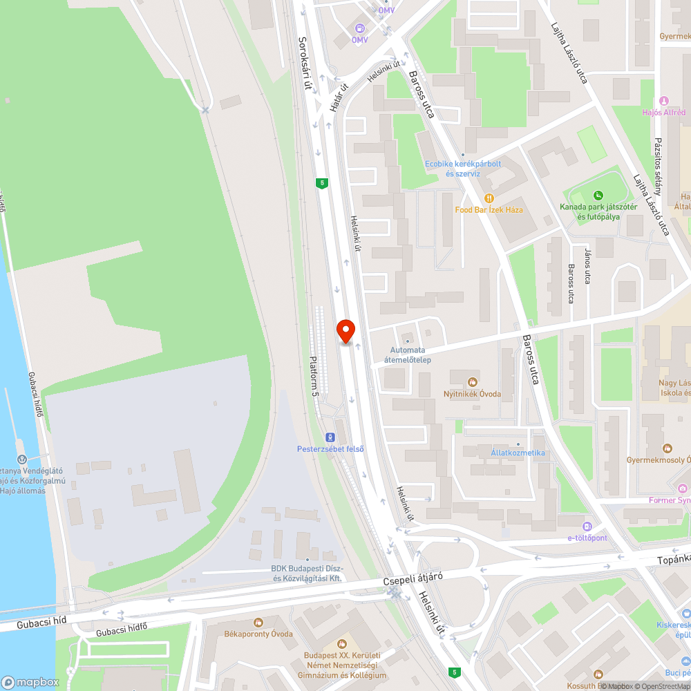 Helsiniki út úthiba bejelentés helye