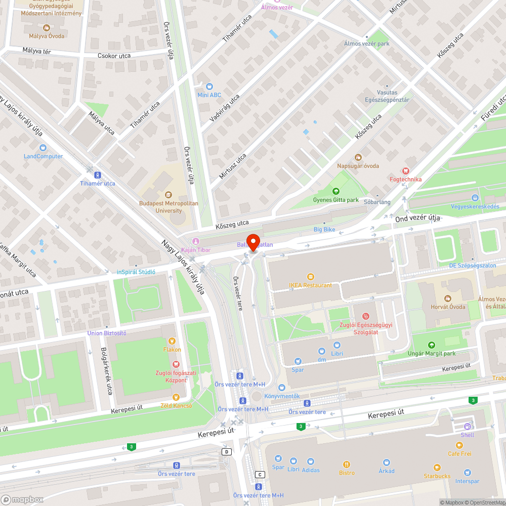 Sötét lámpák bejelentés helye