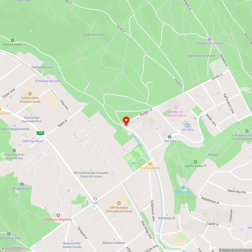 Szemetes túraútvonal bejelentés helye