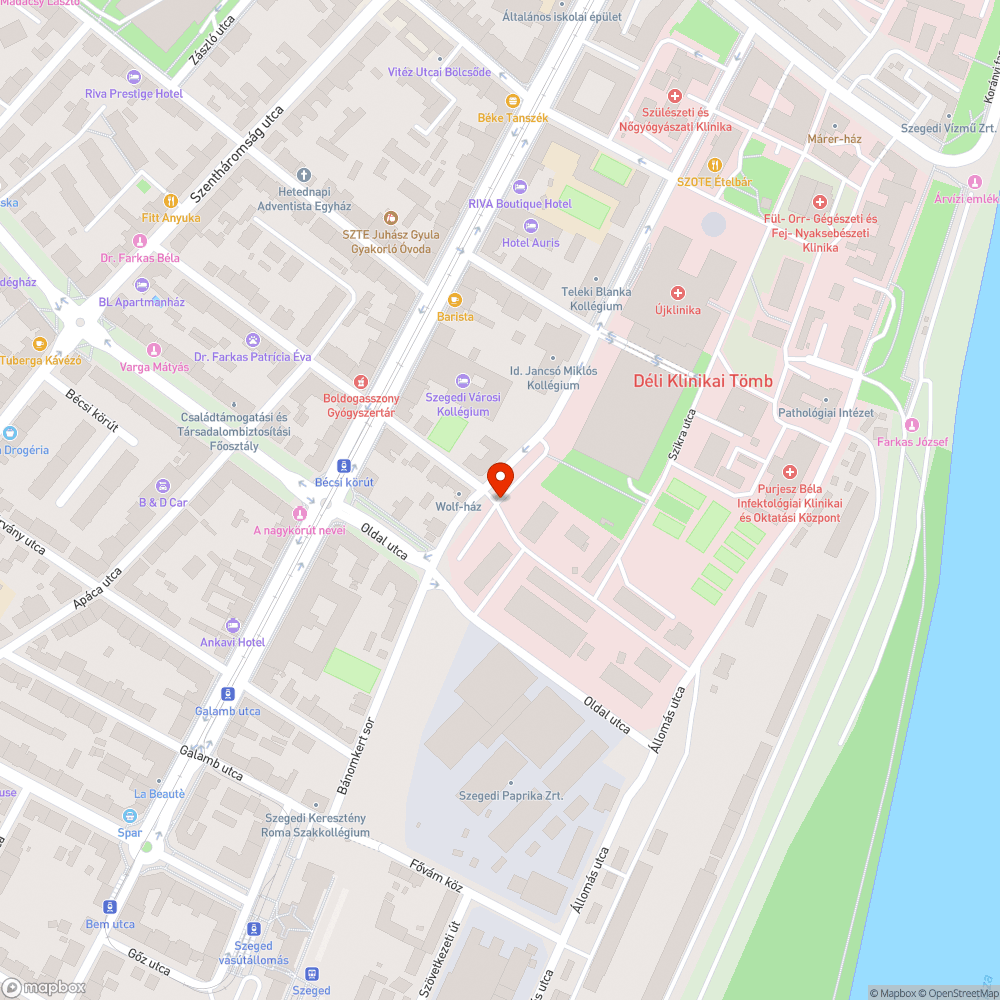 KIálló víznyelő bejelentés helye