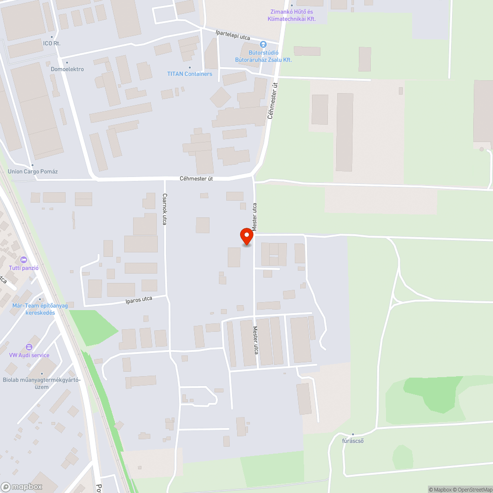 Szemet a Mester utcában bejelentés helye