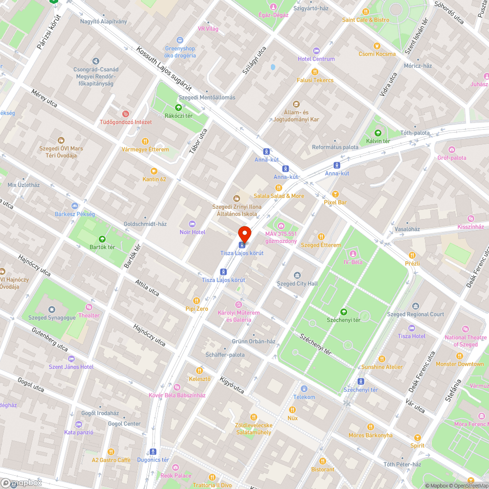 Leszakadt szemetes - Centrum bejelentés helye