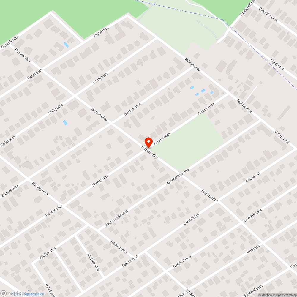 Kicsorduló kutyakaki bejelentés helye