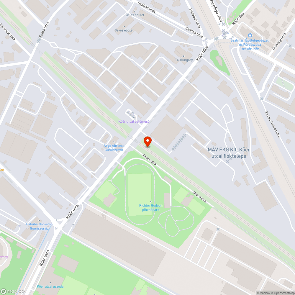 Szemét a felhagyott vasúti síneken bejelentés helye