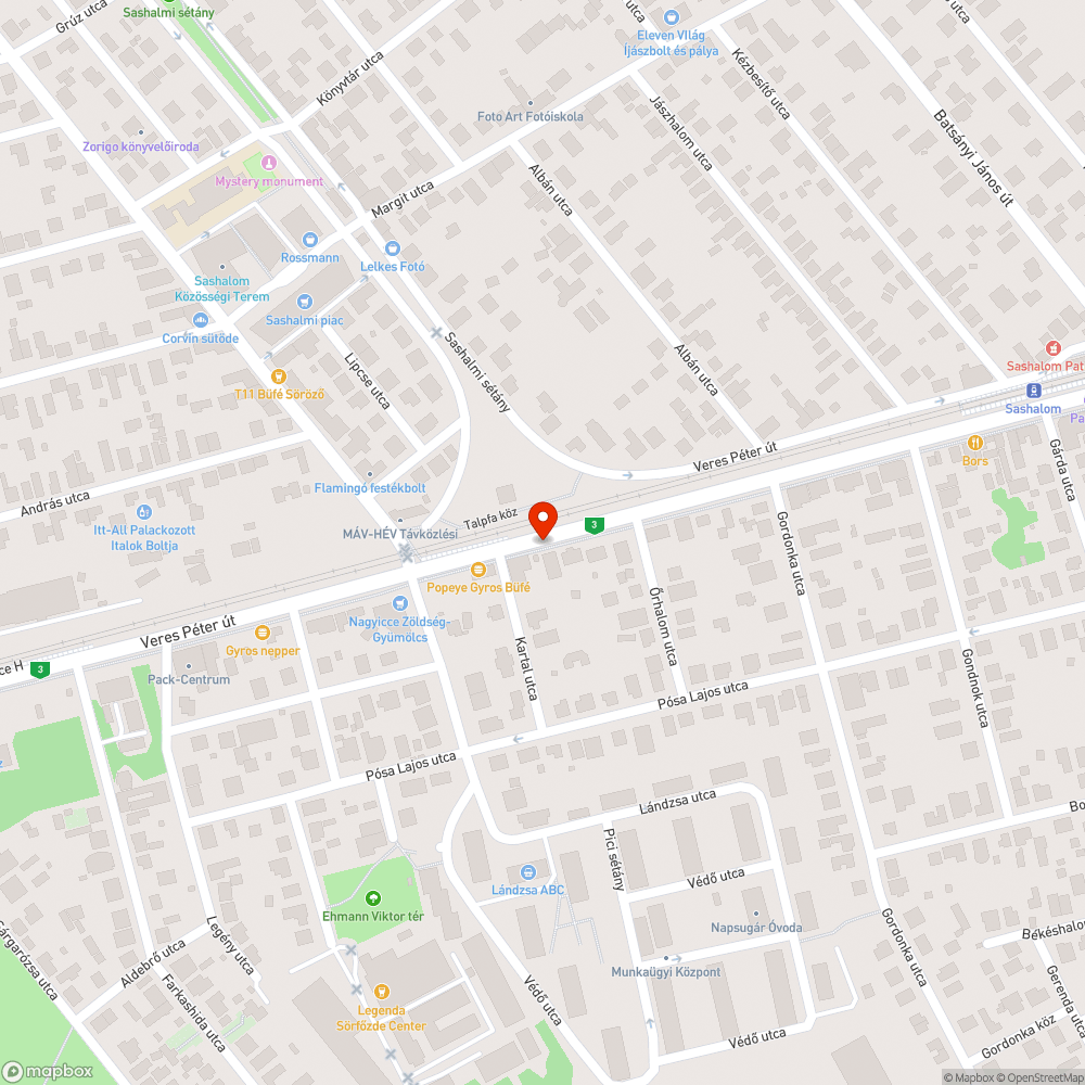 Úthiba a kerékpárúton bejelentés helye