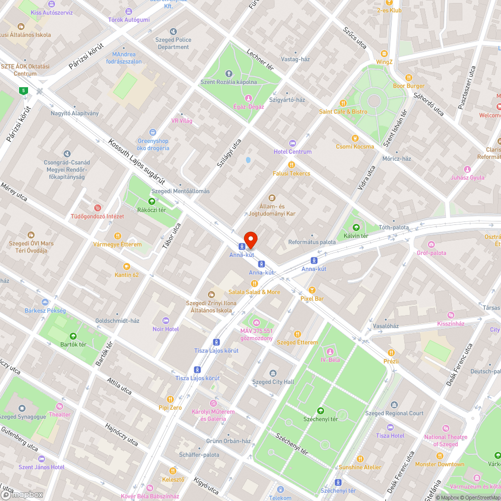 Leszakadt korlát - Anna-kút bejelentés helye