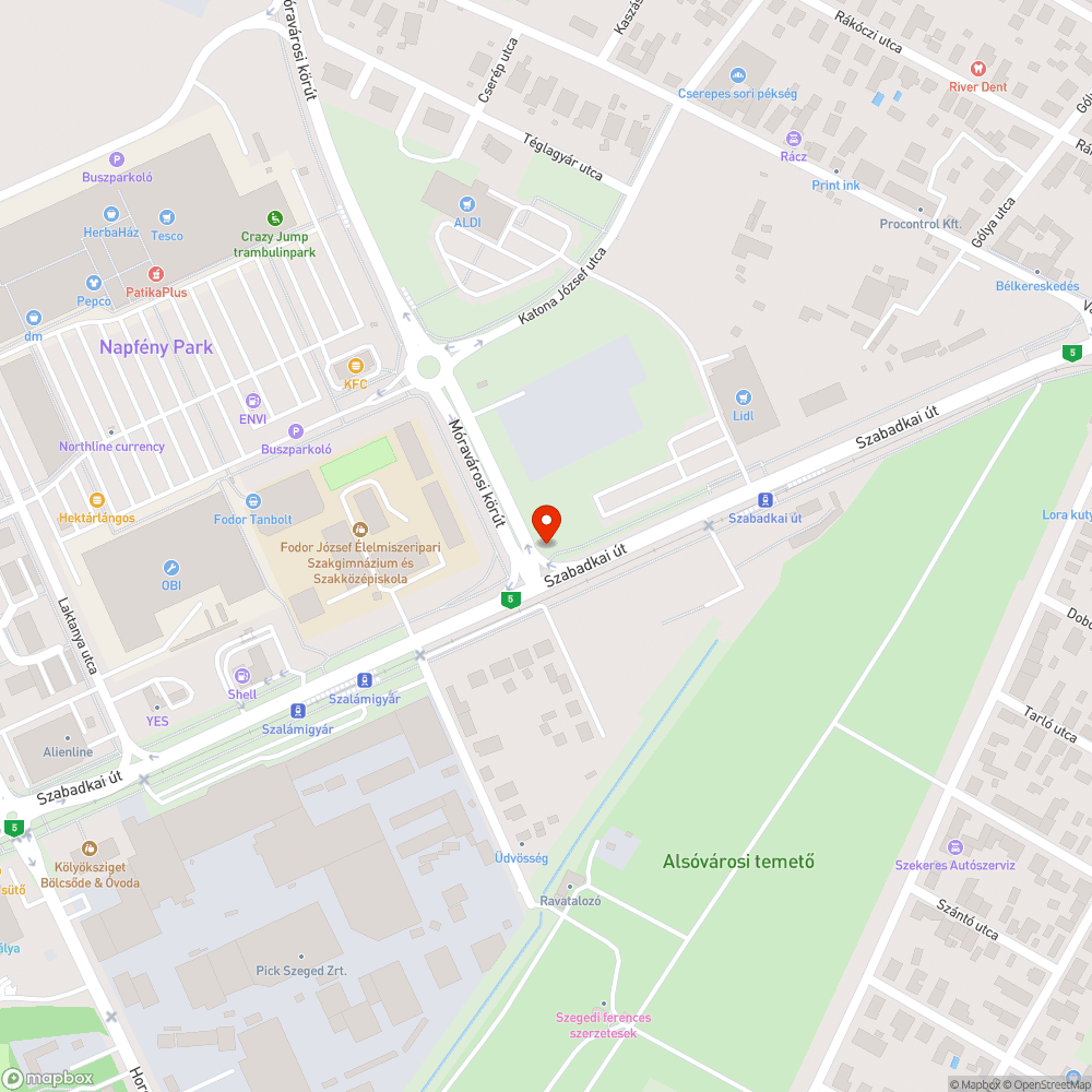 Üres táblakeret bejelentés helye