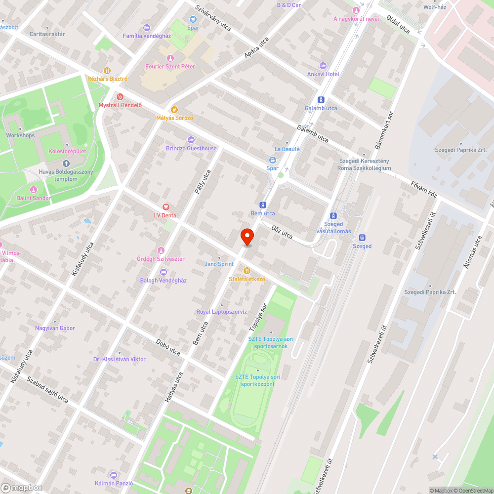 Korhadó tuskók bejelentés helye