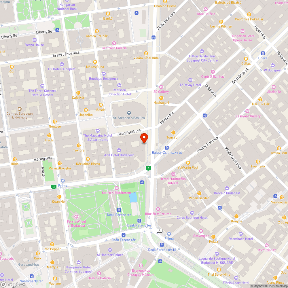 Bajcsy-Zsilinszky út bejelentés helye