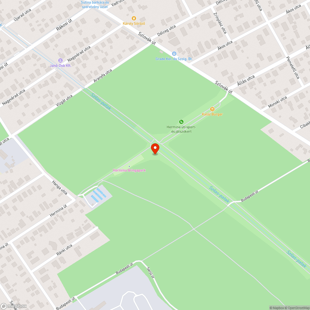 Pumpa bejelentés helye