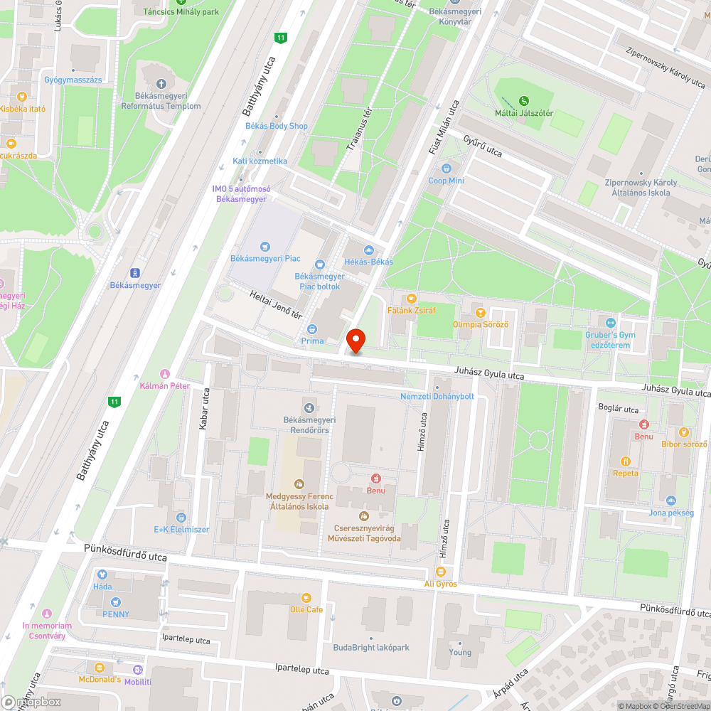 Szétesett közmű szekrény bejelentés helye