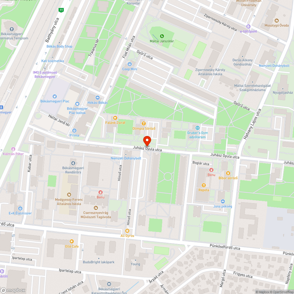 Szétesett szemetes bejelentés helye